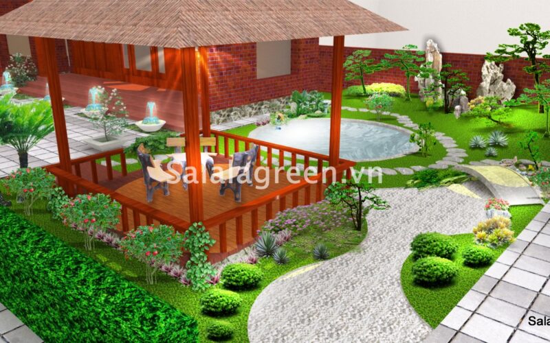 Thiết kế vườn cảnh Bắc Ninh